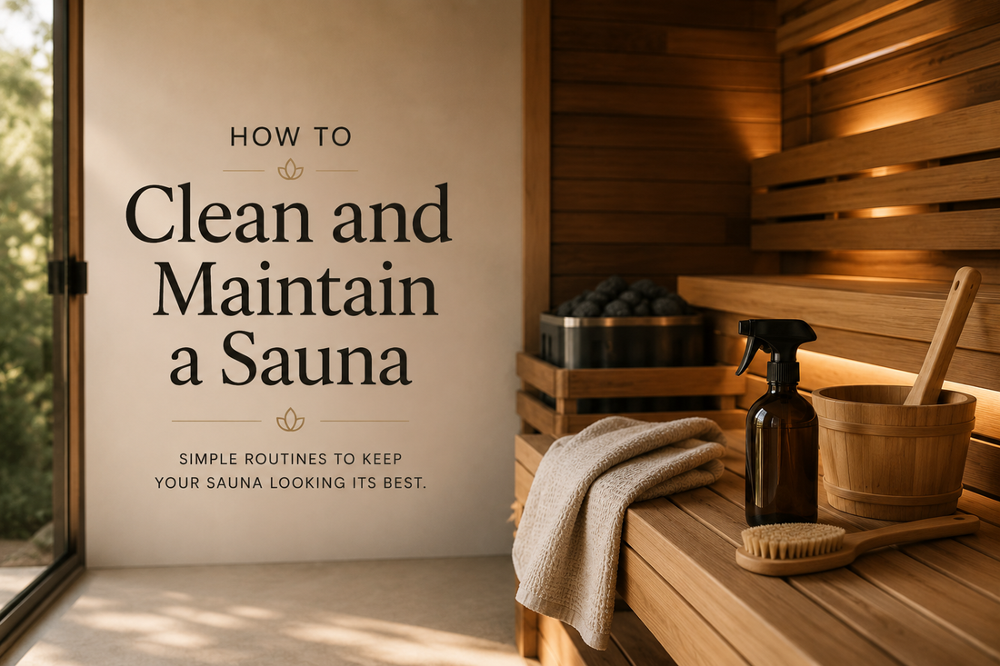 How to Clean and Maintain a Sauna