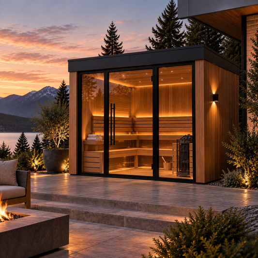 Cascadia 8-Person Outdoor Sauna