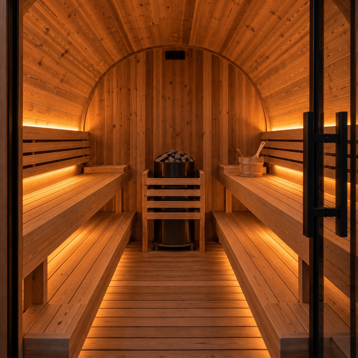 Hudson 6-Person Outdoor Barrel Sauna