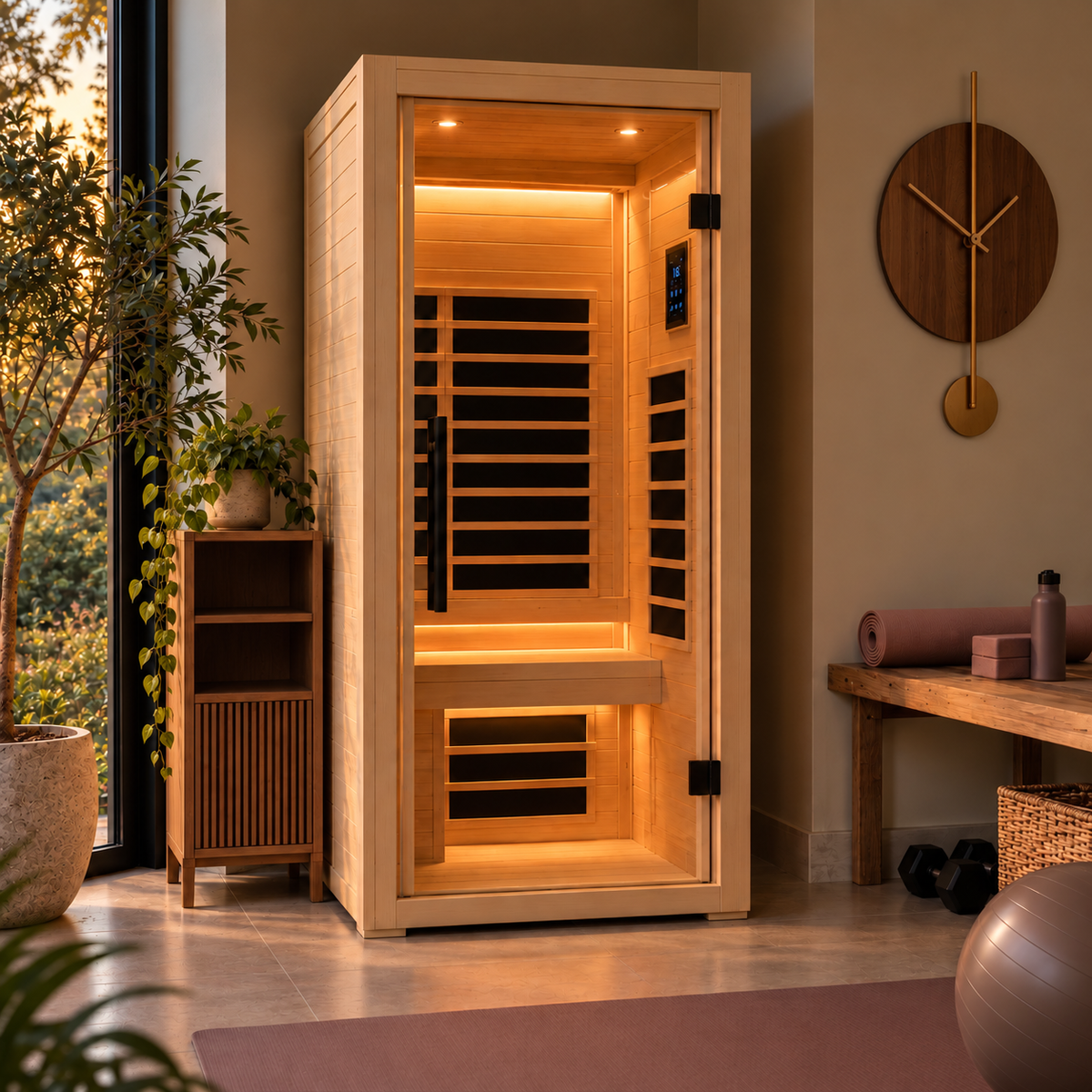 Windsor 1-Person Indoor Infrared Sauna